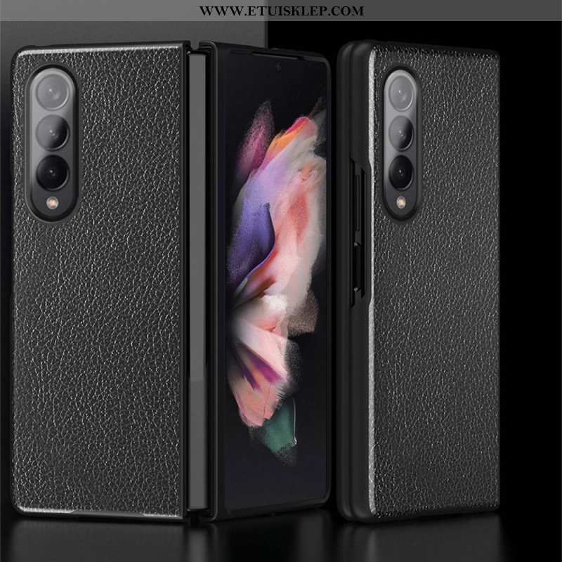Futerały do Samsung Galaxy Z Fold 4 Sztuczna Skóra Powlekana Liczi